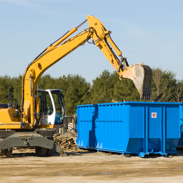 how does a residential dumpster rental service work in Bliss NY